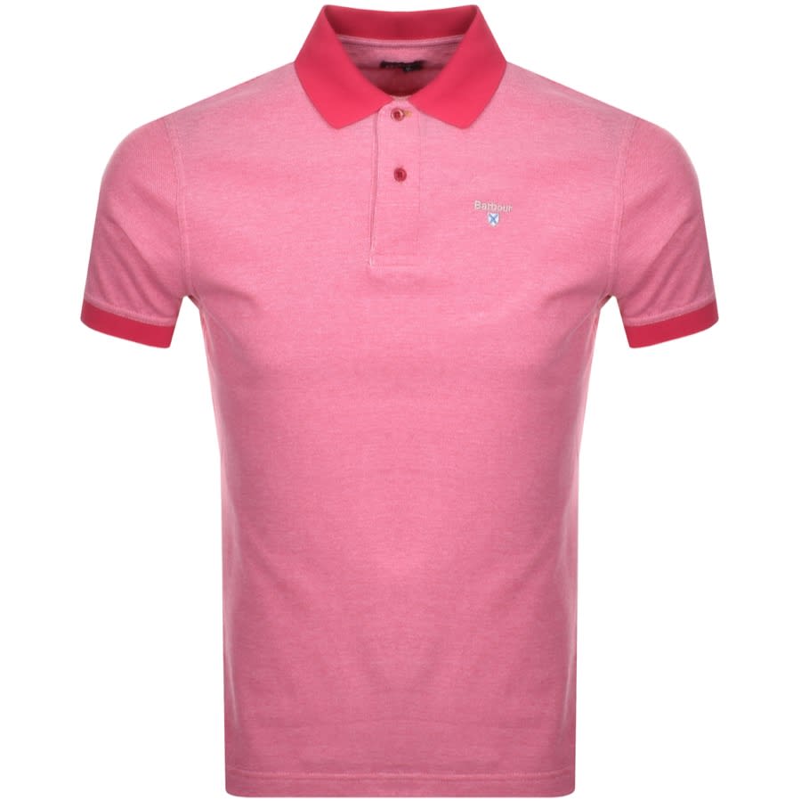 Alternative Image for ProductBarbour Sports Polo T Shirt Pink1